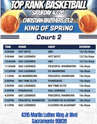 top rank basketball king of spring court 2