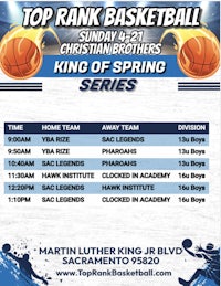top rank basketball king of spring series