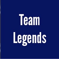 team legends logo on a blue background