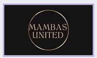 mambas united logo on a black background