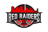 the red raiders logo on a white background