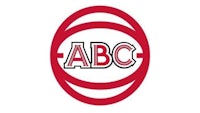 the abc logo on a white background